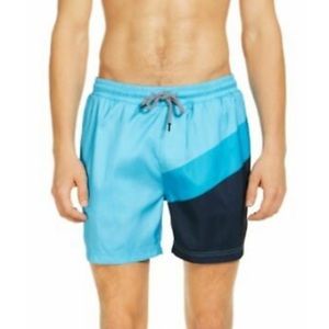 INC INTENTIONAL CONCEPTS Blue
Stripe Swim Shorts Trunks w/ Mesh
NEW XL